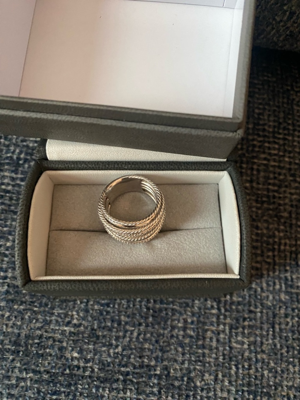 David Yurman
Crossover Wide Ring with Diamonds and Silver, 18mm - Picture 10 of 14